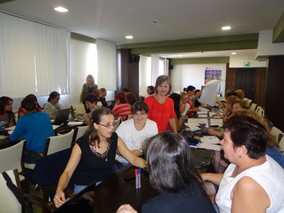 Sesiune de formare II - Foto Curs Antreprenoriat - Sangiorgiu de Mures August-Septembrie 2014