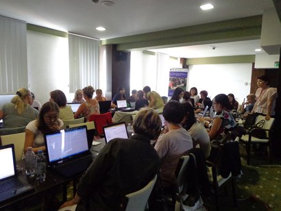 Sesiune de formare II - Foto Curs Moodle - Sangiorgiu de Mures August-Septembrie 2014